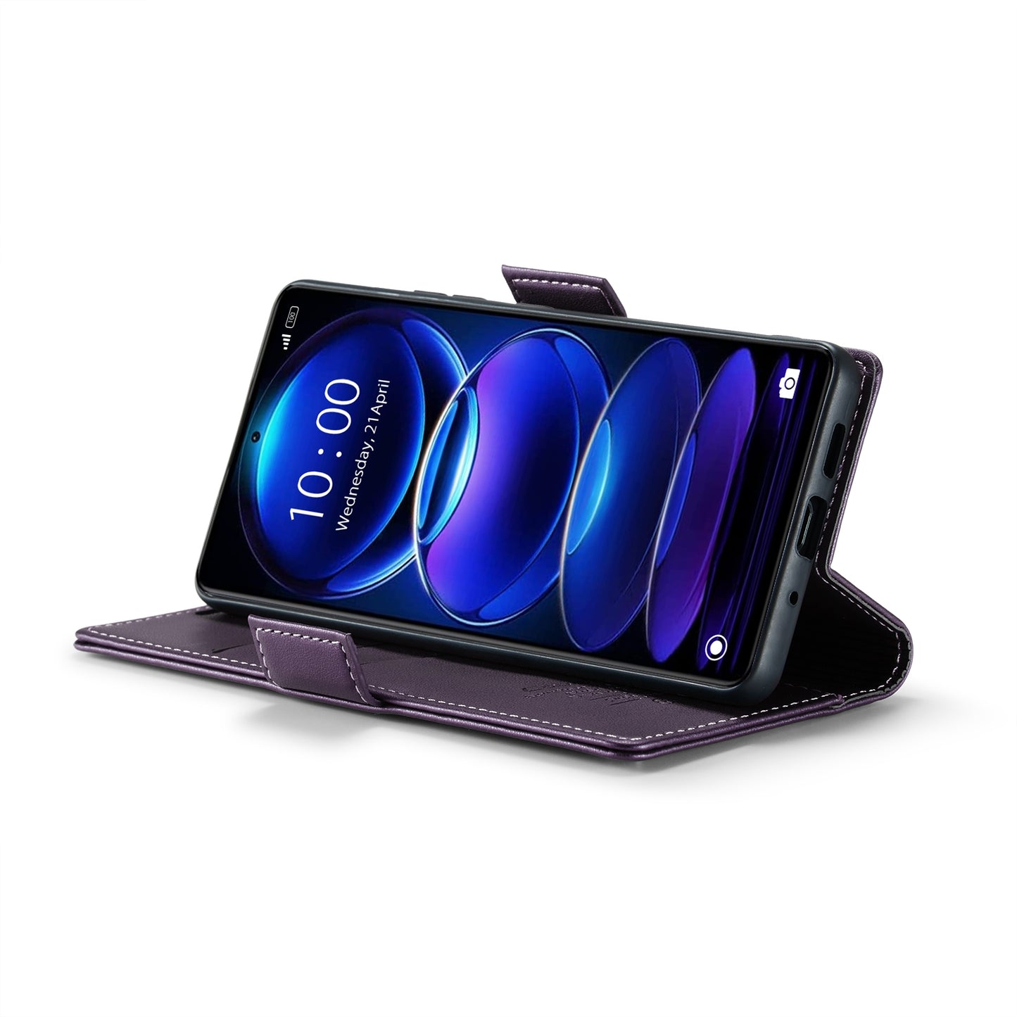 Xiaomi Redmi Note 12 Pro 5G Global Leather Wallet Case - RFID Blocking, Stand Function, Card Slots