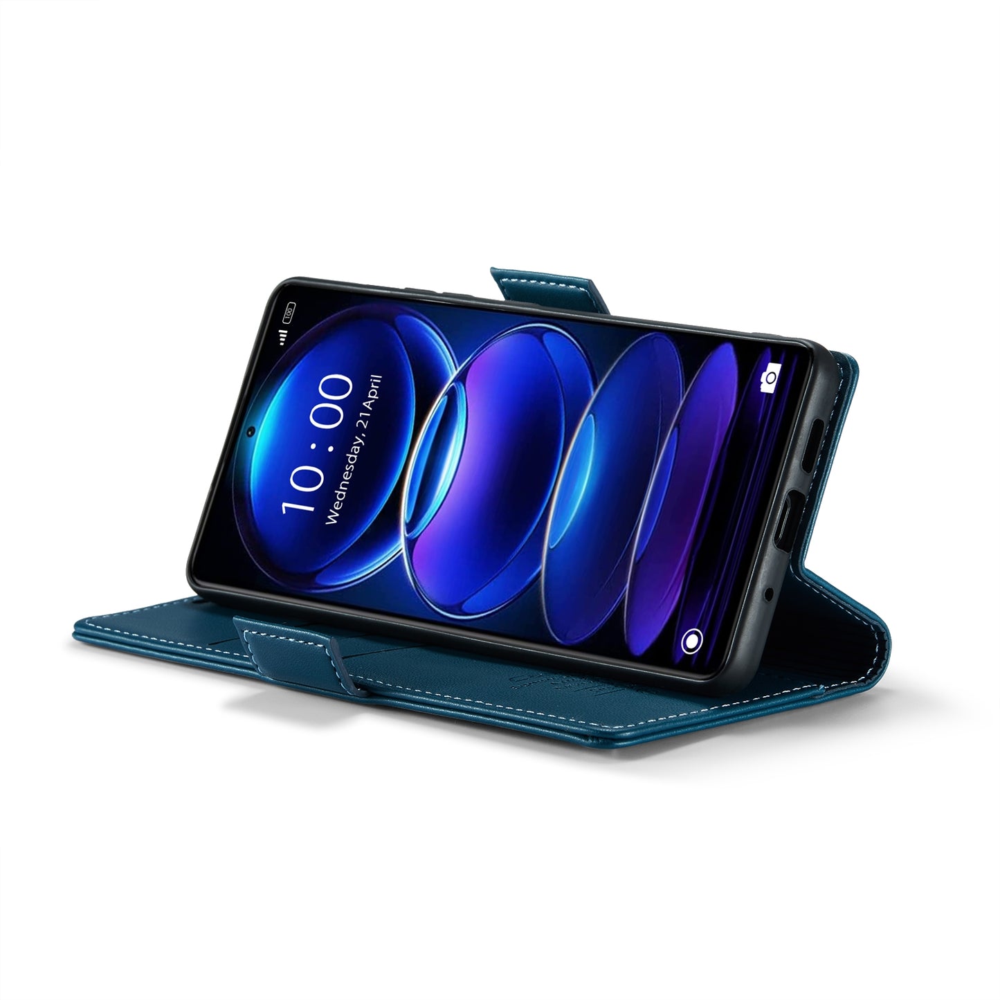 Xiaomi Poco X5 Pro 5G Leather Wallet Case - RFID Blocking, Stand Function, Card Slots