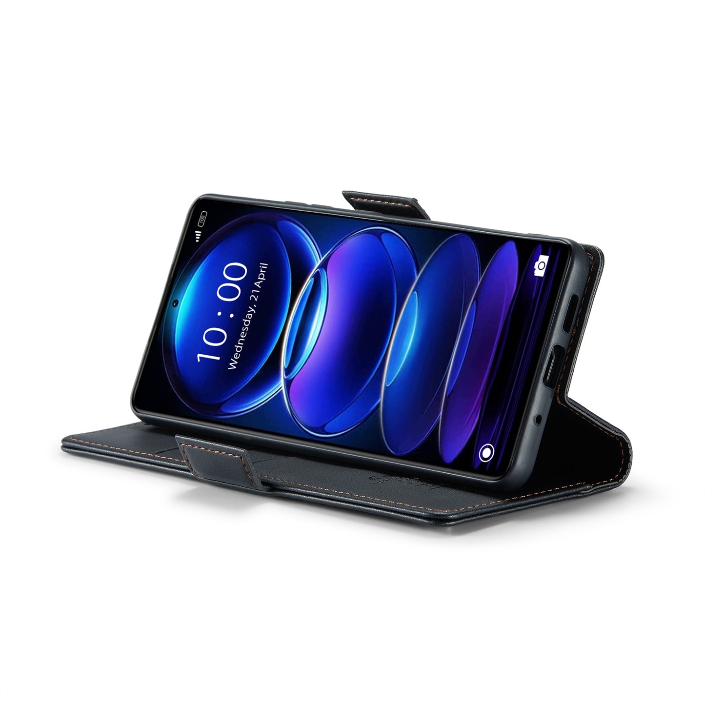 Xiaomi Redmi Note 12 Pro+ 5G Global Leather Wallet Case - RFID Blocking, Stand Function, Card Slots