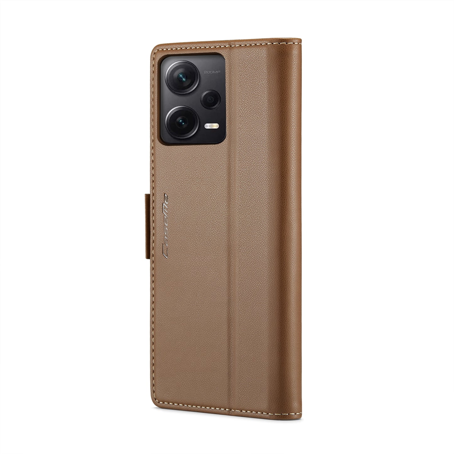Xiaomi Redmi Note 12 Pro+ 5G Global Leather Wallet Case - RFID Blocking, Stand Function, Card Slots