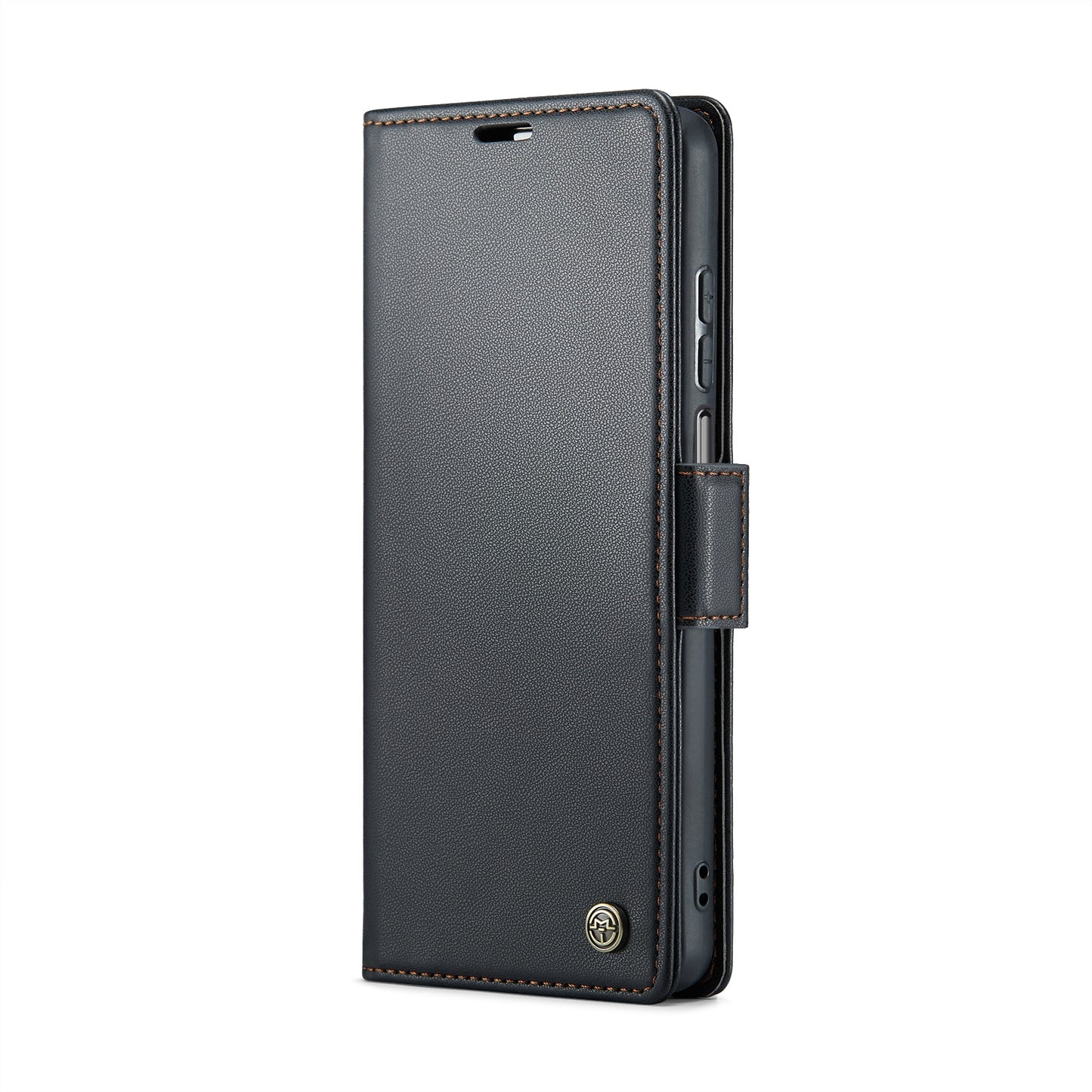 Xiaomi Redmi Note 9 Pro Leather Wallet Case - RFID Blocking, Stand Function, Card Slots