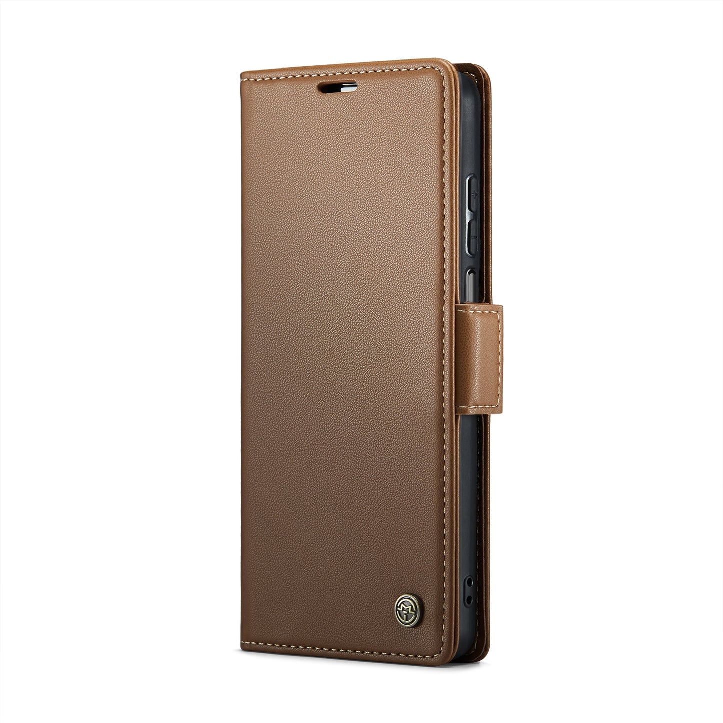Xiaomi Redmi Note 9 Pro Max Leather Wallet Case - RFID Blocking, Stand Function, Card Slots