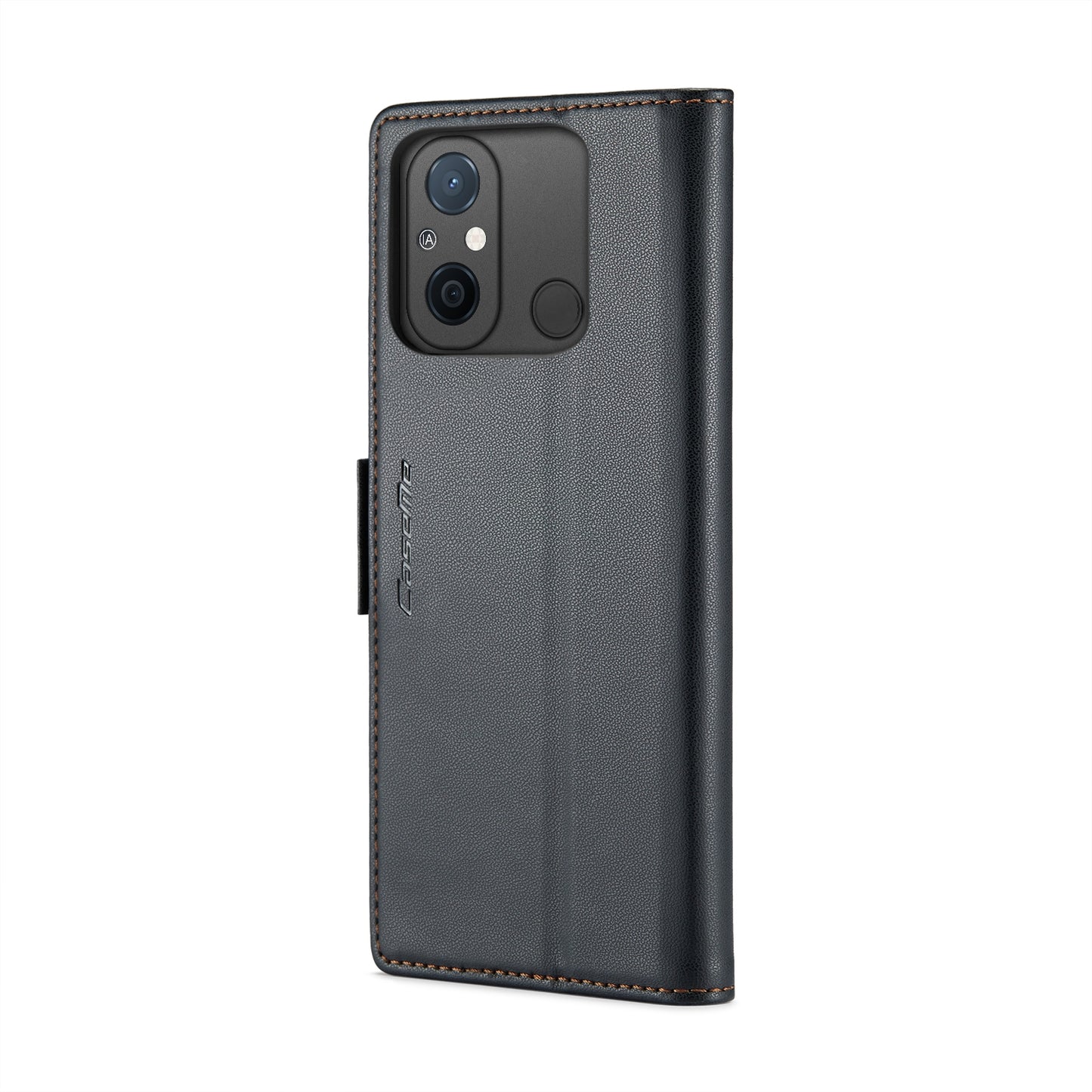 Xiaomi Redmi 12C Leather Wallet Case - RFID Blocking, Stand Function, Card Slots