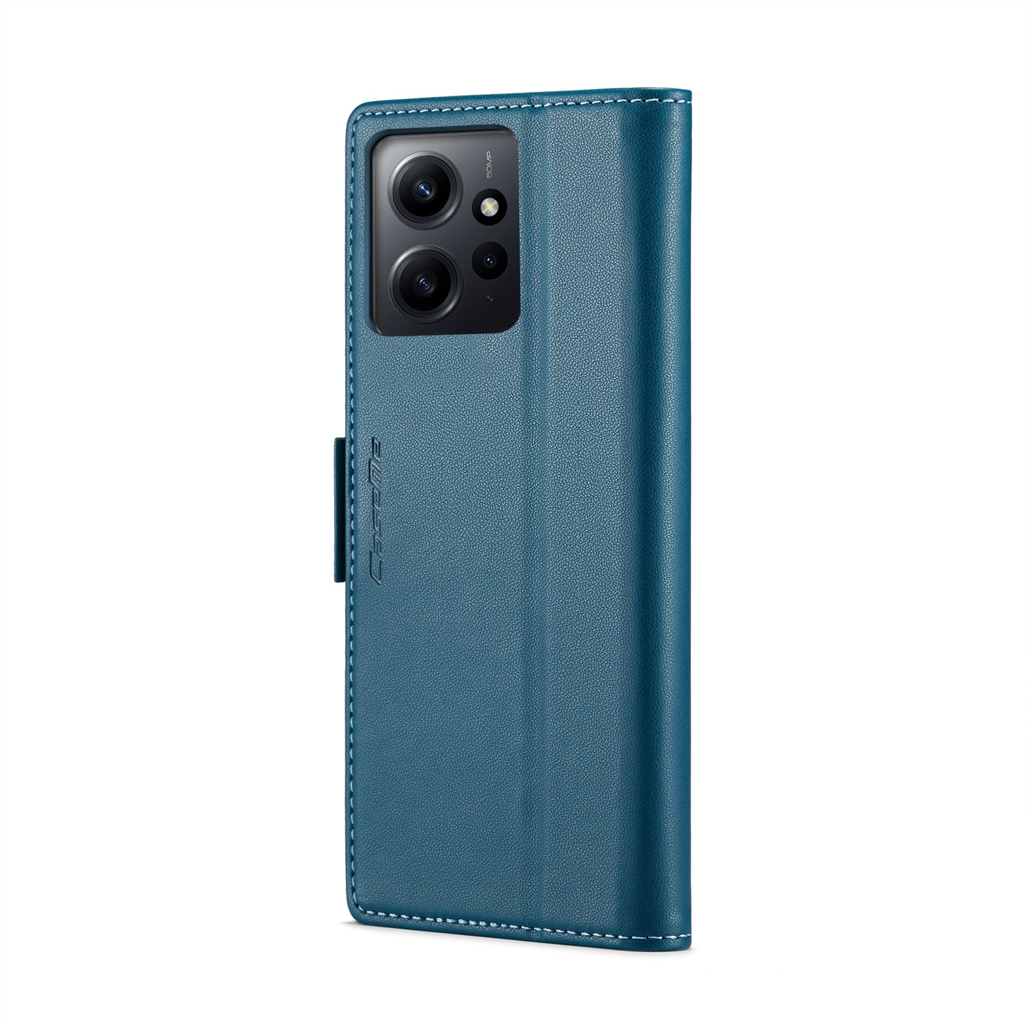 Xiaomi Redmi Note 12 4G Global Leather Wallet Case - RFID Blocking, Stand Function, Card Slots