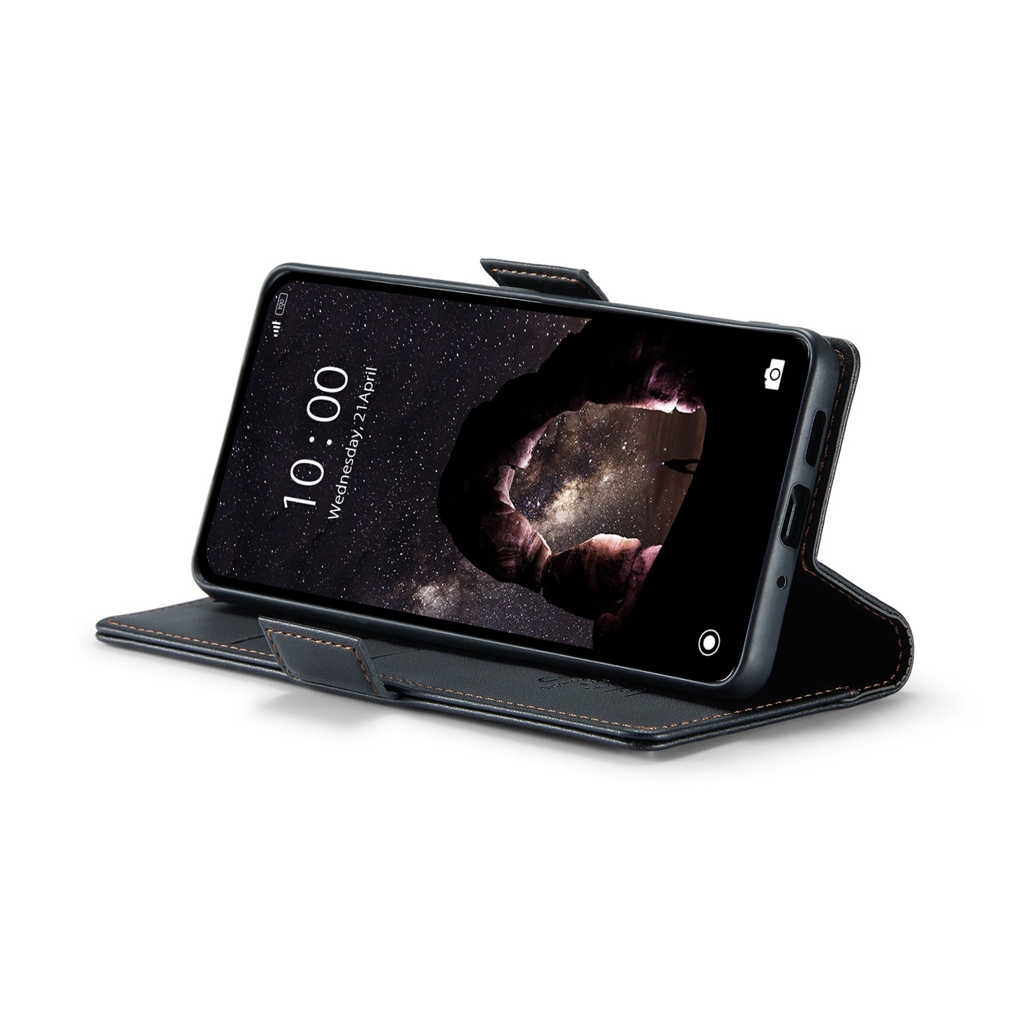 Xiaomi Redmi Note 13 5G Leather Wallet Case - RFID Blocking, Stand Function, Card Slots