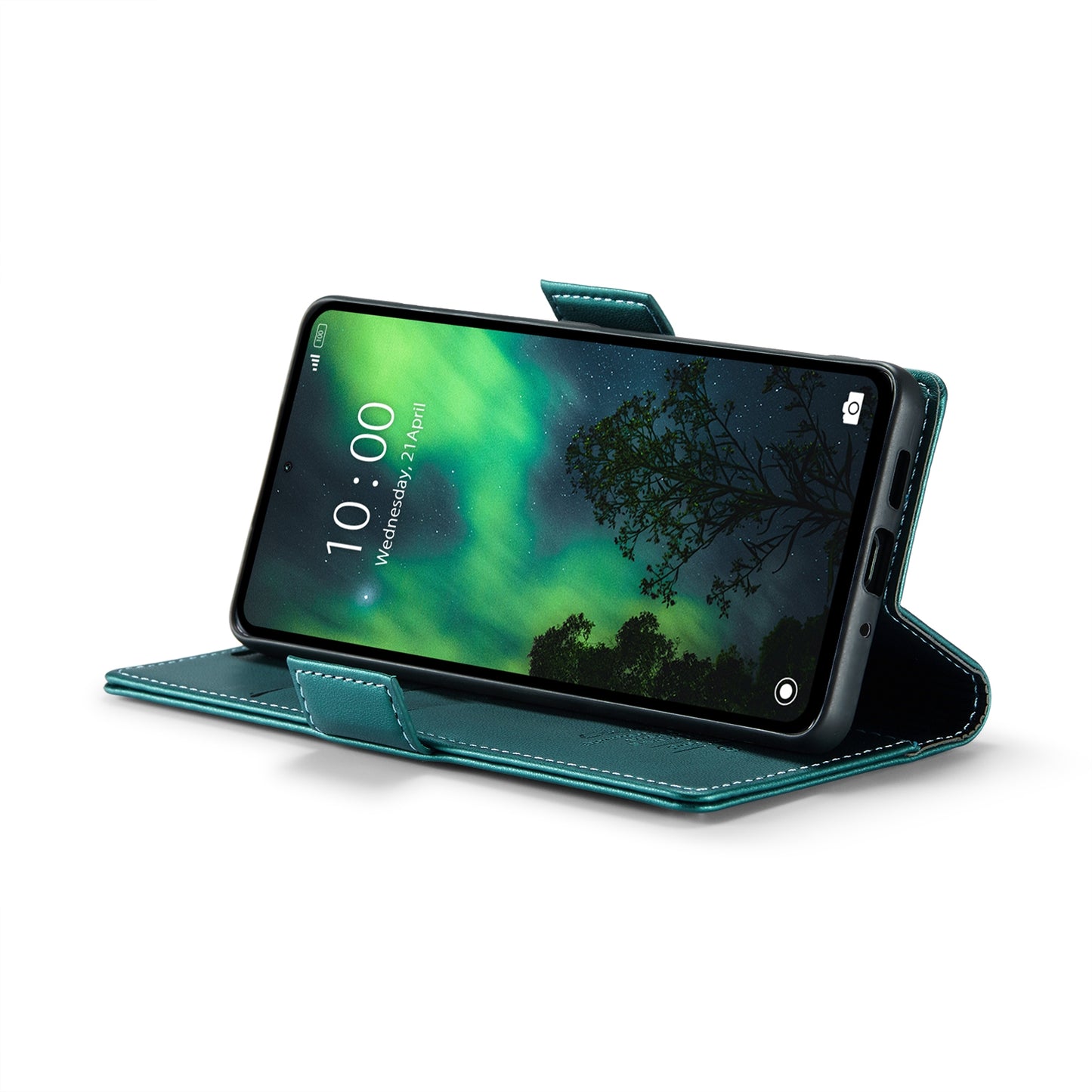 Xiaomi Redmi Note 13 5G Leather Wallet Case - RFID Blocking, Stand Function, Card Slots