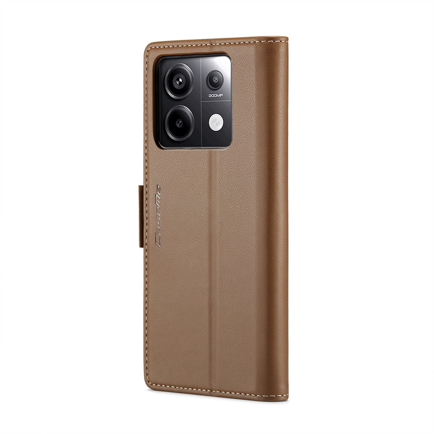 Xiaomi Redmi Note 13 Pro 5G Leather Wallet Case - RFID Blocking, Stand Function, Card Slots