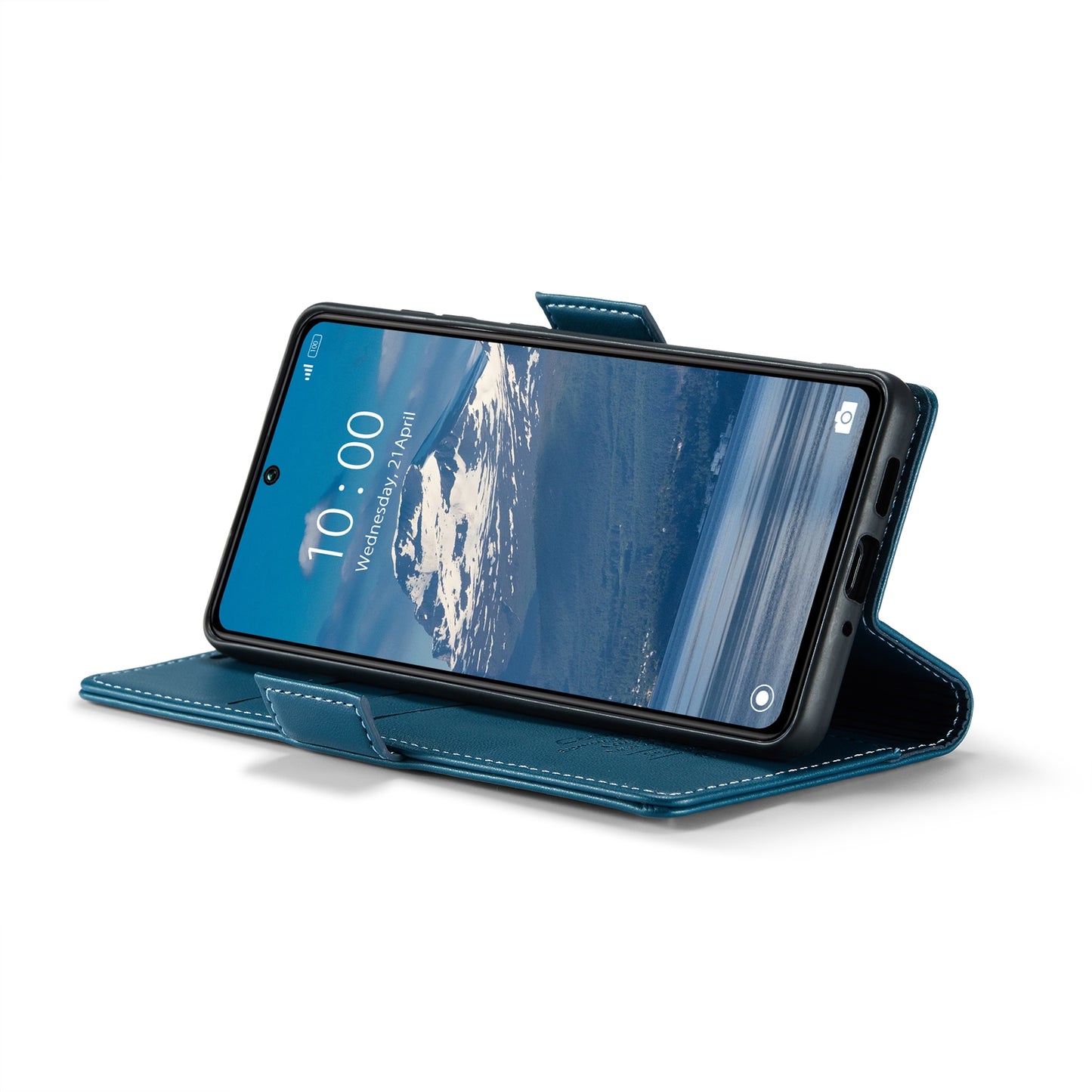 Xiaomi Redmi Note 13 Pro 5G Leather Wallet Case - RFID Blocking, Stand Function, Card Slots