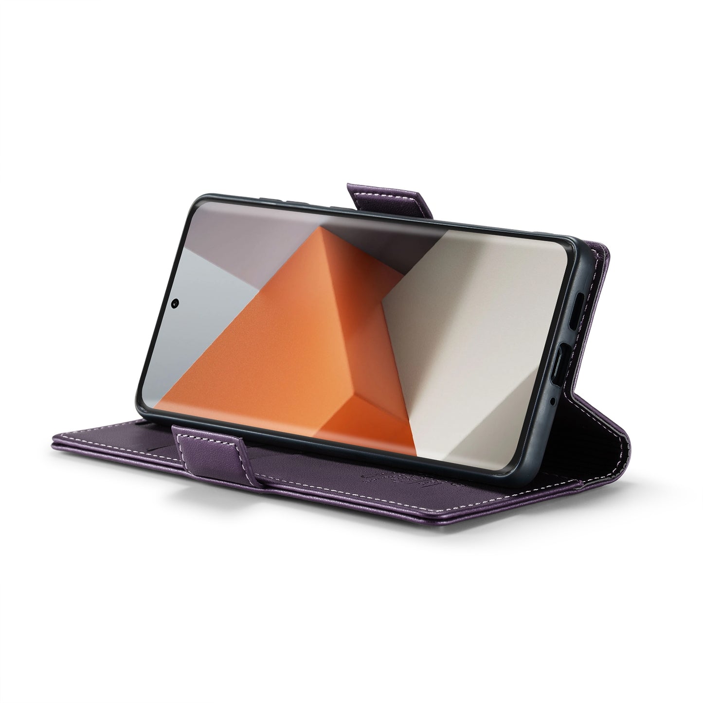 Xiaomi Redmi Note 13 Pro+ 5G Leather Wallet Case - RFID Blocking, Stand Function, Card Slots