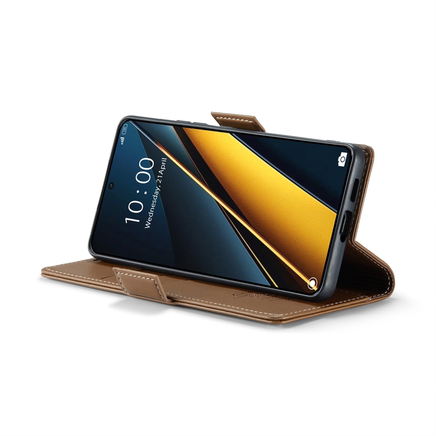 Xiaomi Poco X6 Pro 5G Leather Wallet Case - RFID Blocking, Stand Function, Card Slots