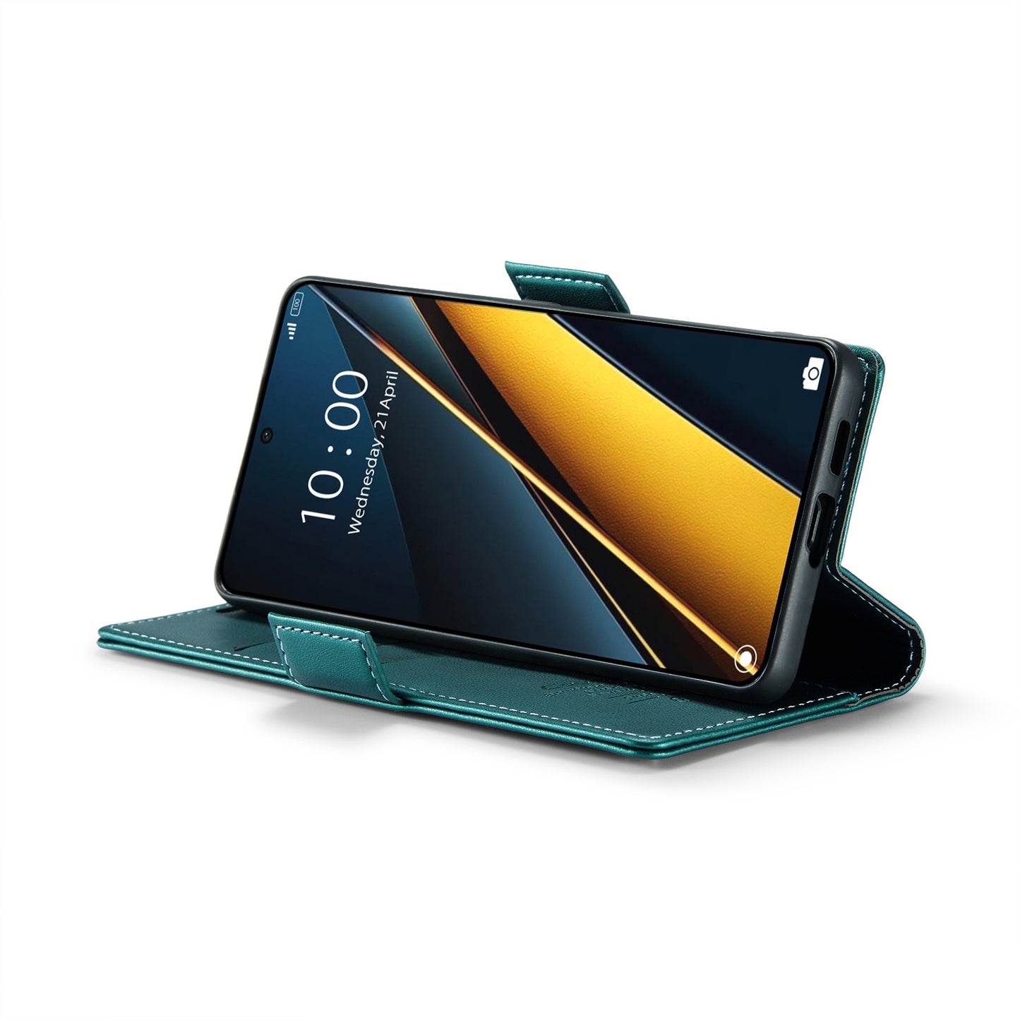 Xiaomi Poco X6 Pro 5G Leather Wallet Case - RFID Blocking, Stand Function, Card Slots