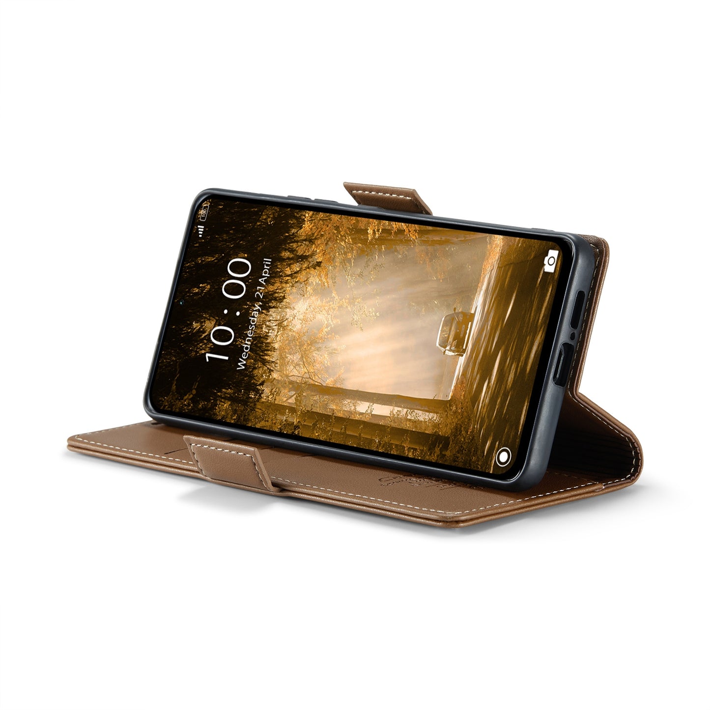 Xiaomi Redmi Note 13 4G Leather Wallet Case - RFID Blocking, Stand Function, Card Slots