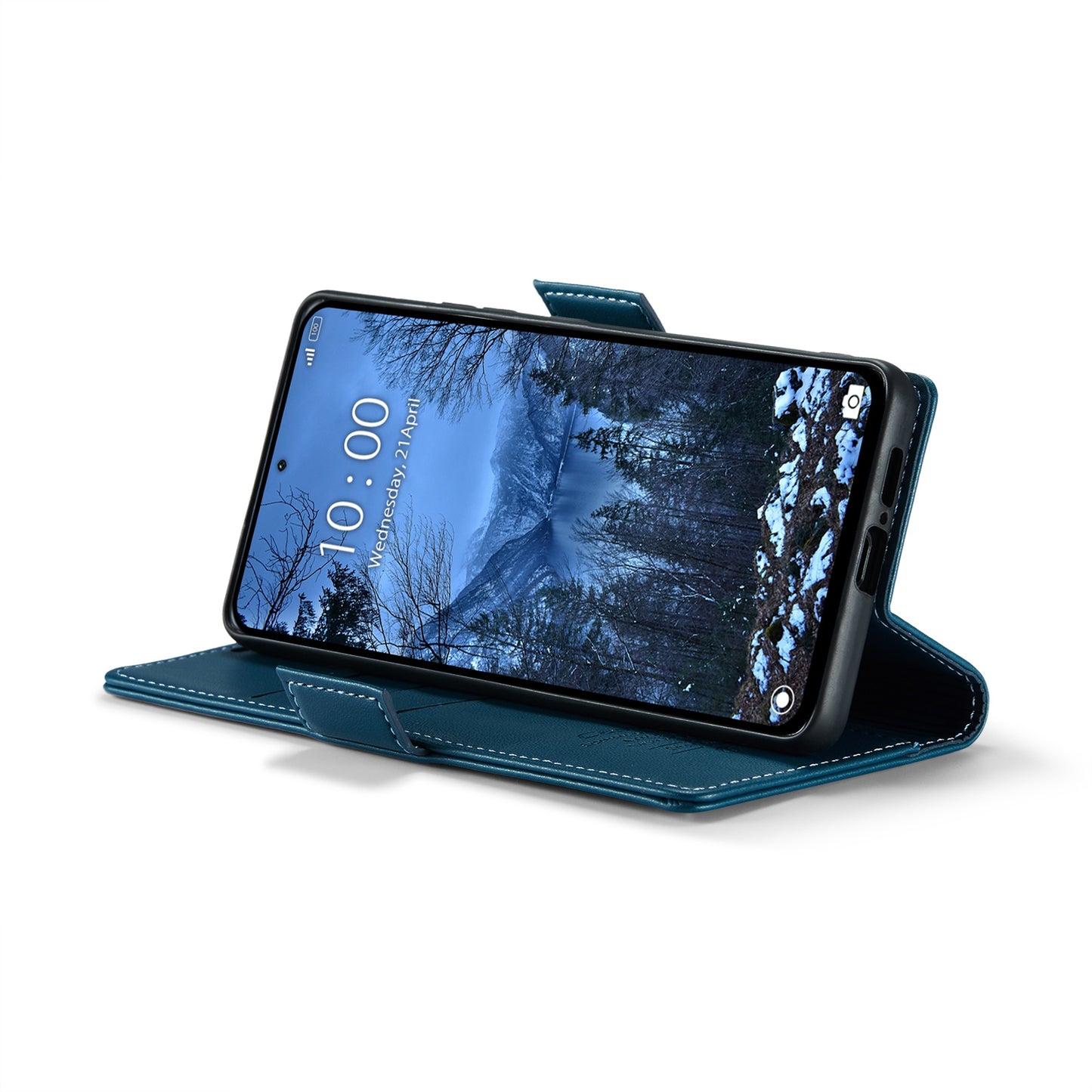 Xiaomi Redmi Note 13 4G Leather Wallet Case - RFID Blocking, Stand Function, Card Slots