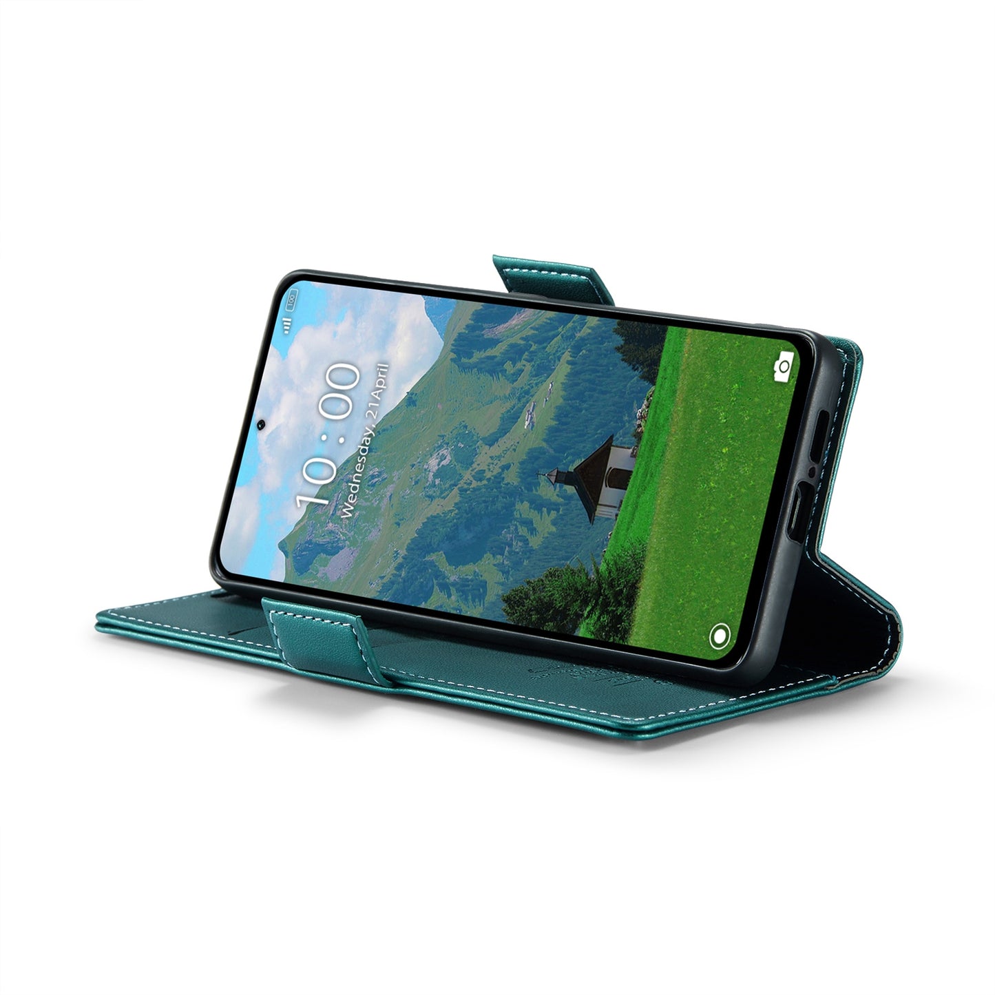 Xiaomi Redmi Note 13 4G Leather Wallet Case - RFID Blocking, Stand Function, Card Slots