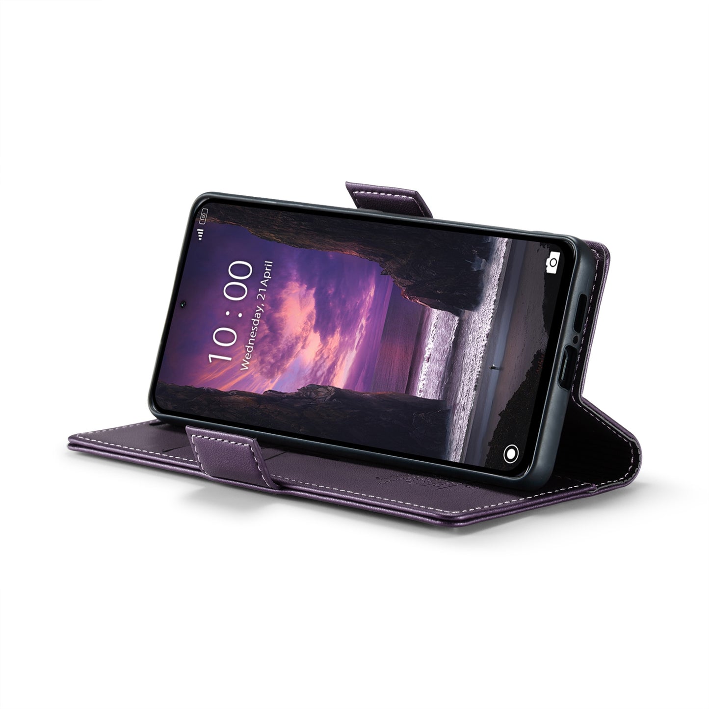 Xiaomi Redmi Note 13 4G Leather Wallet Case - RFID Blocking, Stand Function, Card Slots