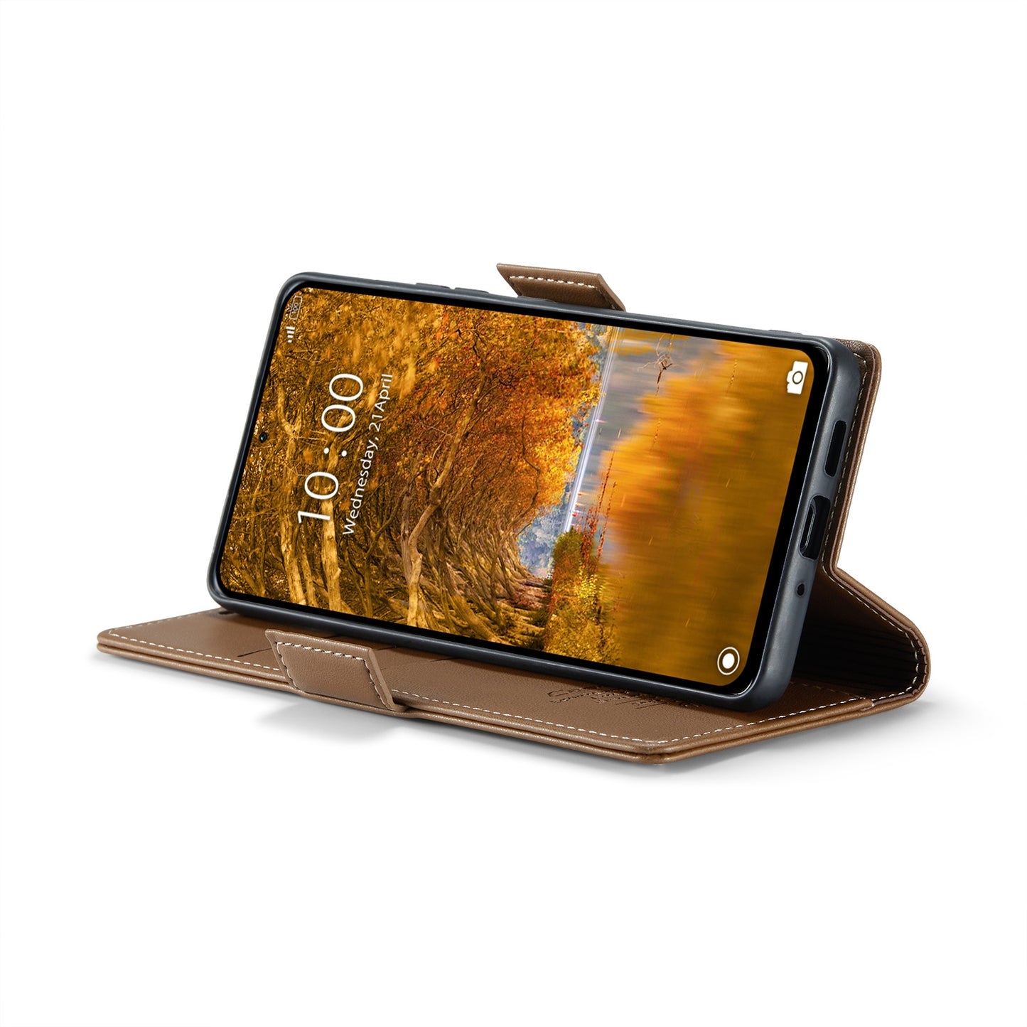 Xiaomi Redmi Note 13 Pro 4G Leather Wallet Case - RFID Blocking, Stand Function, Card Slots