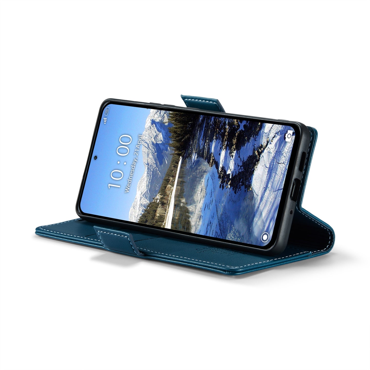 Xiaomi Redmi Note 13 Pro 4G Leather Wallet Case - RFID Blocking, Stand Function, Card Slots