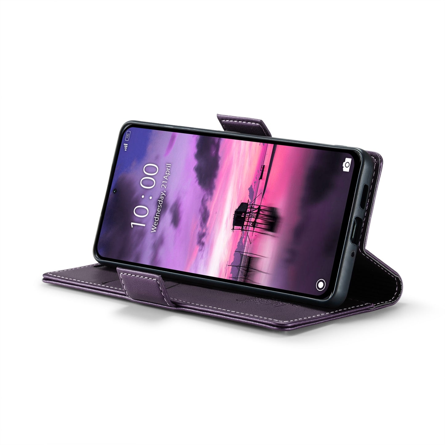 Xiaomi Redmi Note 13 Pro 4G Leather Wallet Case - RFID Blocking, Stand Function, Card Slots