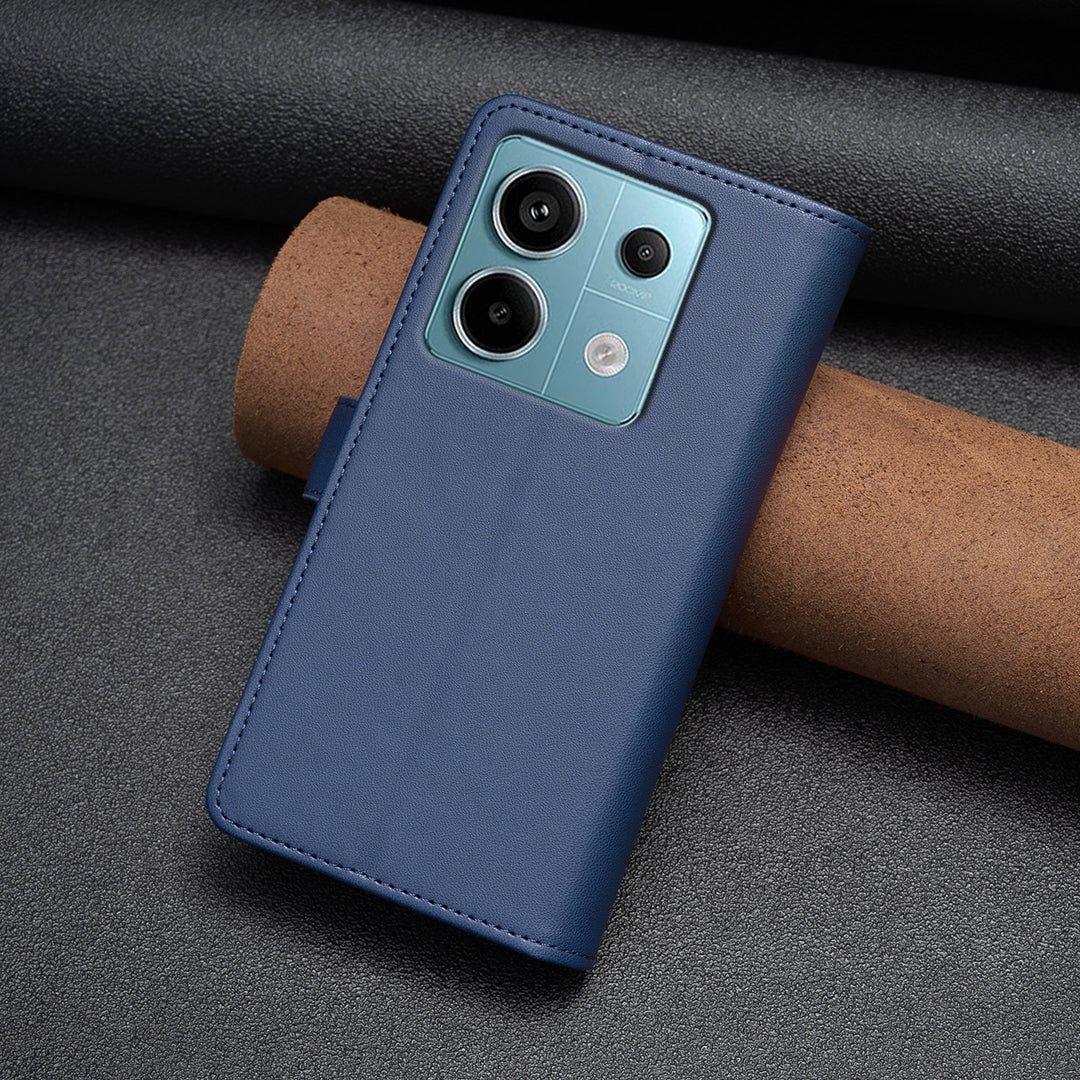 Xiaomi Redmi Note 13 Pro 5G Leather Flip Wallet Phone Case with 9 Card Slots, Zipper Compartment, and Adjustable Stand