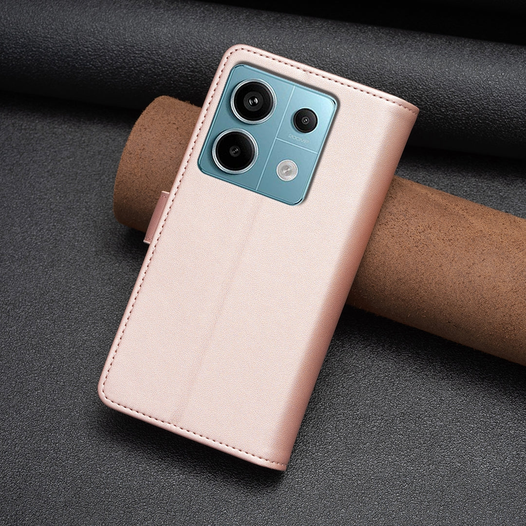 Xiaomi Redmi Note 13 Pro 5G Leather Flip Wallet Phone Case with 9 Card Slots, Zipper Compartment, and Adjustable Stand