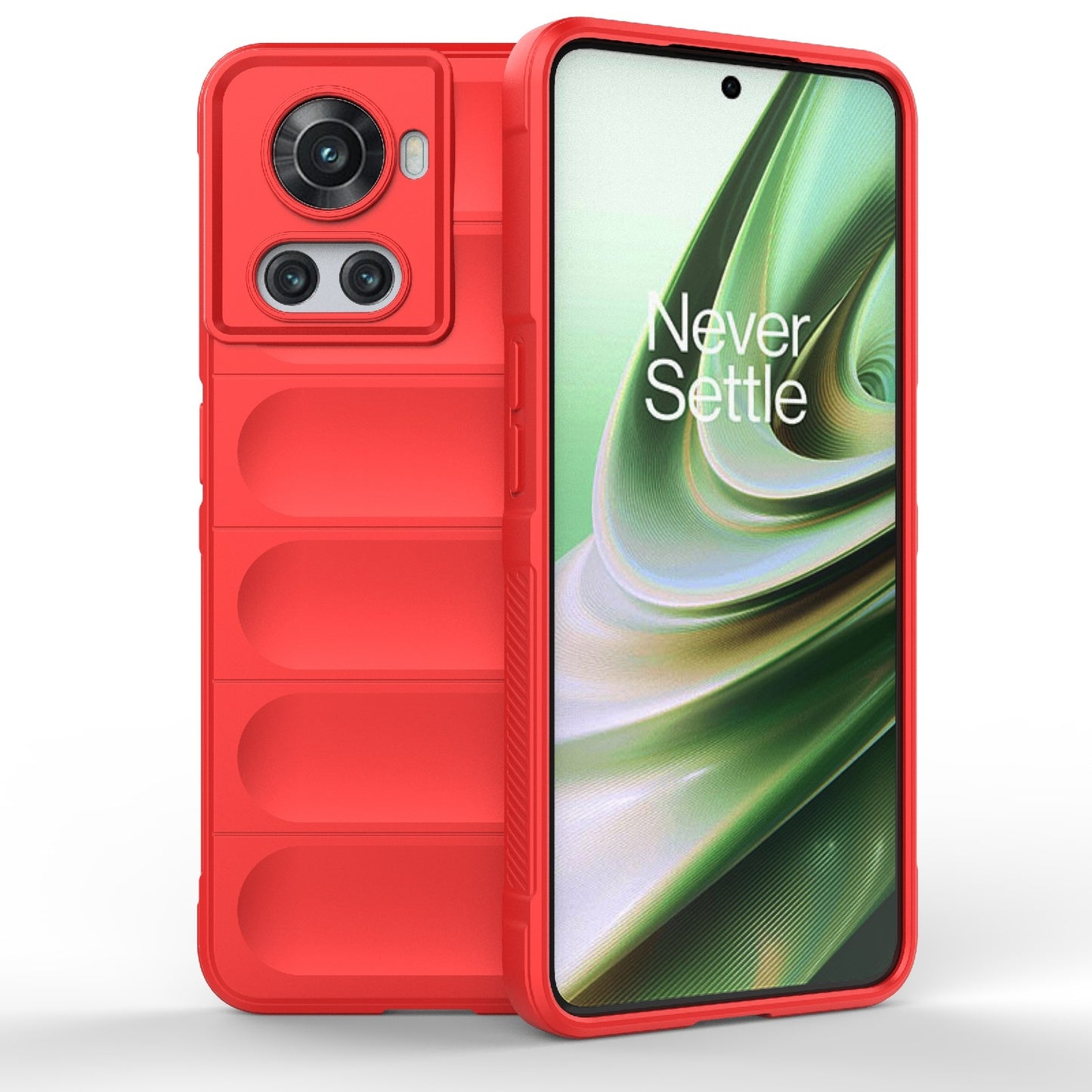 OnePlus 10R 5G Global Magic Shield Phone Case – Durable TPU + Flannel, Stylish Protection, Brightly Coloured, Wear-Resistant-buycases.co.uk