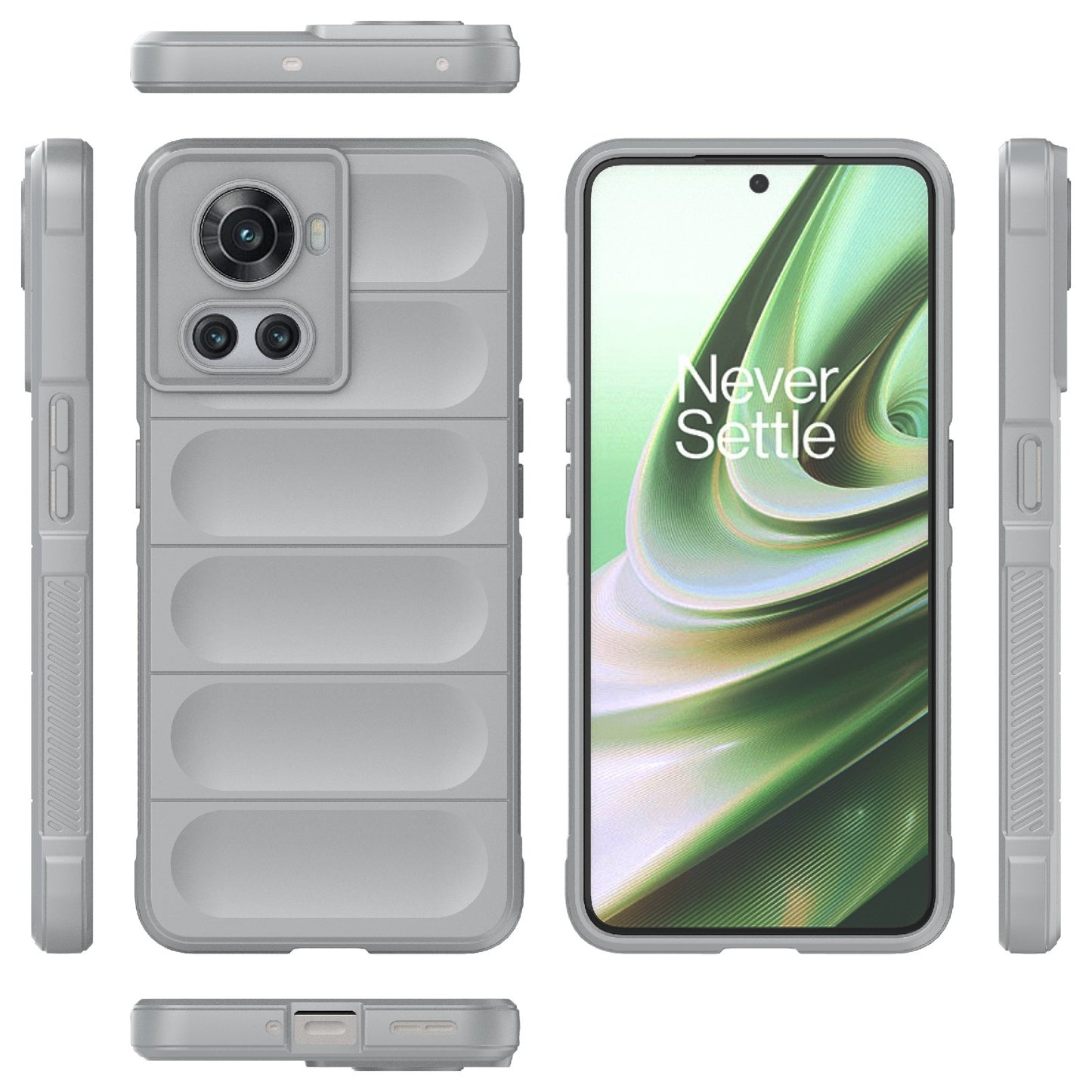OnePlus 10R 5G Global Magic Shield Phone Case – Durable TPU + Flannel, Stylish Protection, Brightly Coloured, Wear-Resistant-buycases.co.uk