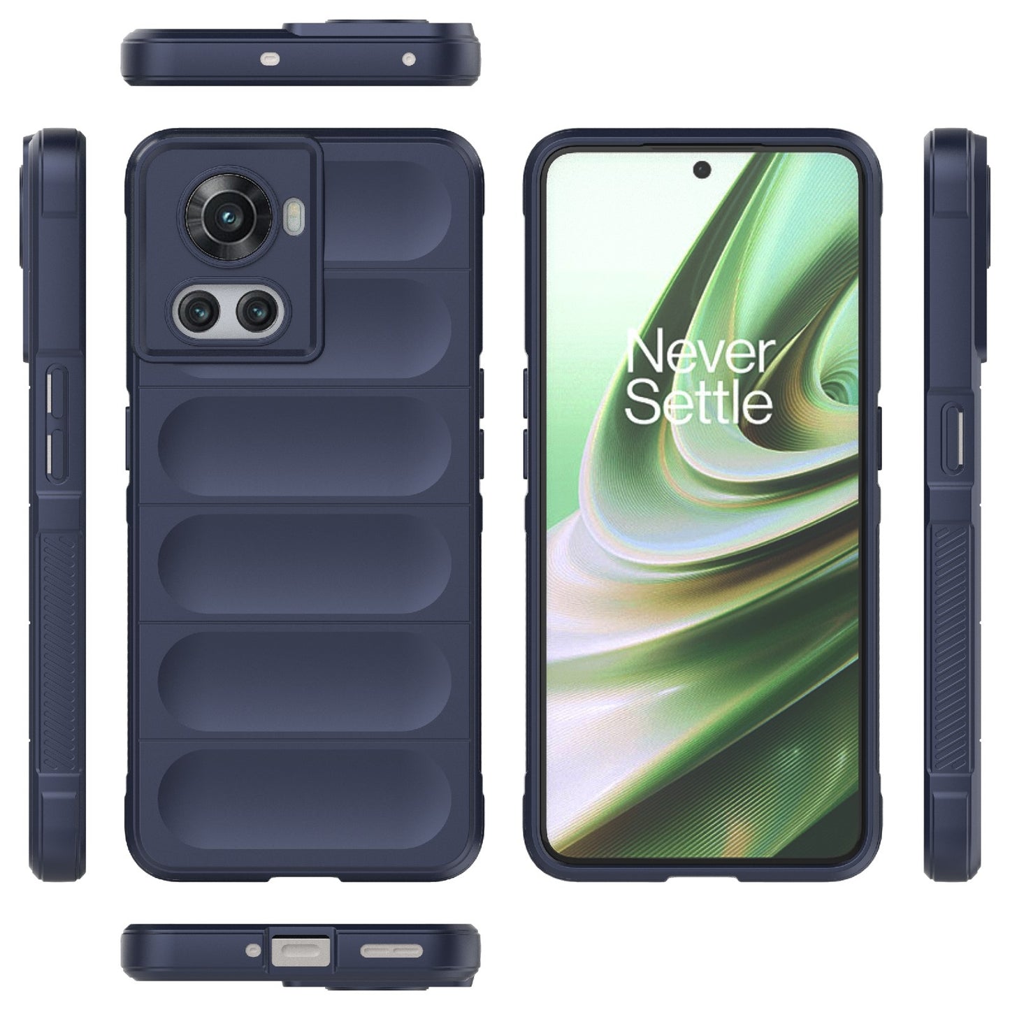 OnePlus 10R 5G Global Magic Shield Phone Case – Durable TPU + Flannel, Stylish Protection, Brightly Coloured, Wear-Resistant-buycases.co.uk