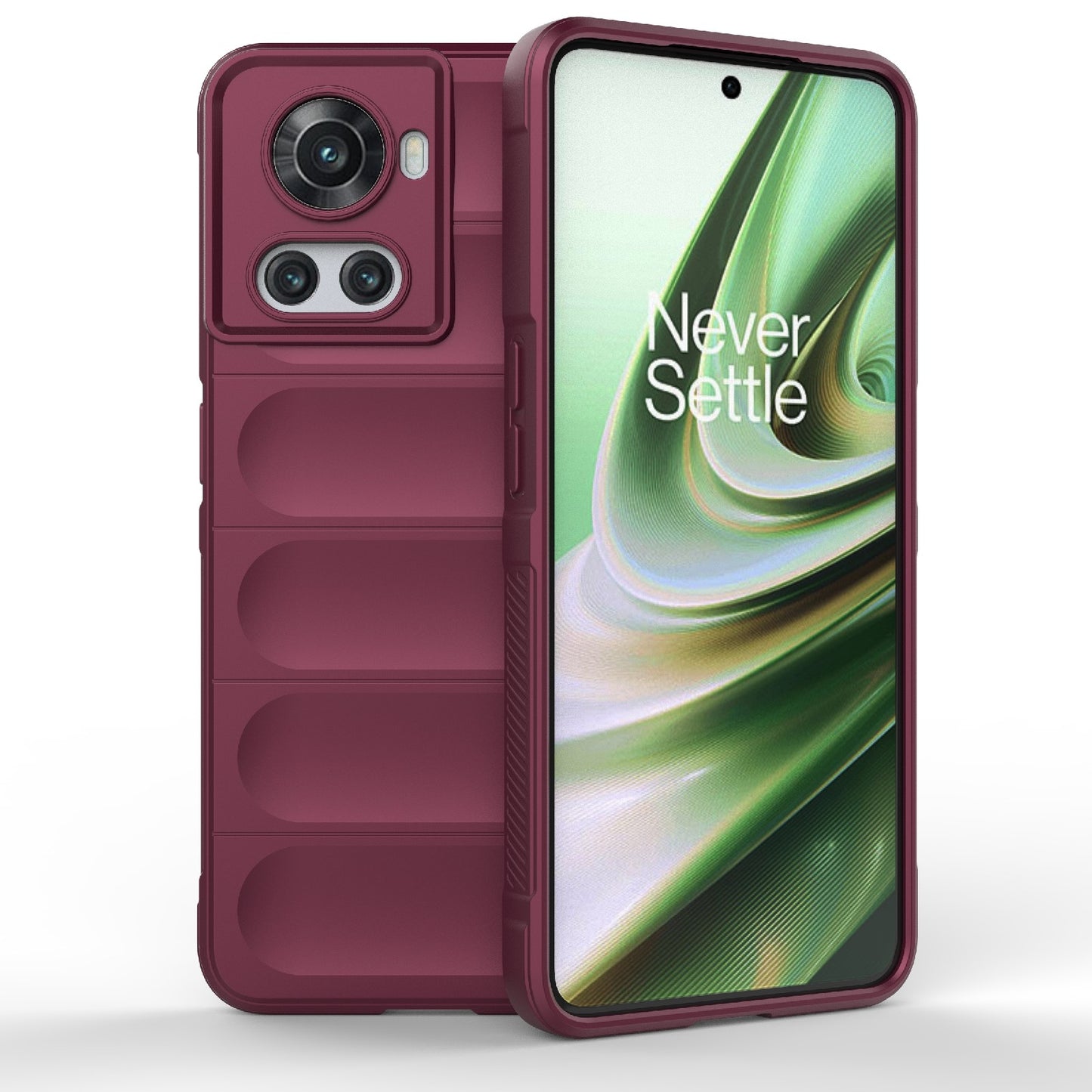 OnePlus 10R 5G Global Magic Shield Phone Case – Durable TPU + Flannel, Stylish Protection, Brightly Coloured, Wear-Resistant-buycases.co.uk