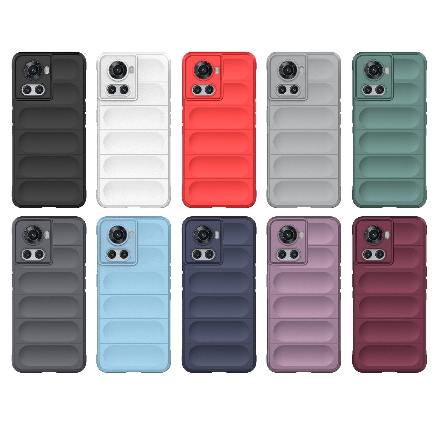 OnePlus 10R 5G Global Magic Shield Phone Case – Durable TPU + Flannel, Stylish Protection, Brightly Coloured, Wear-Resistant-buycases.co.uk