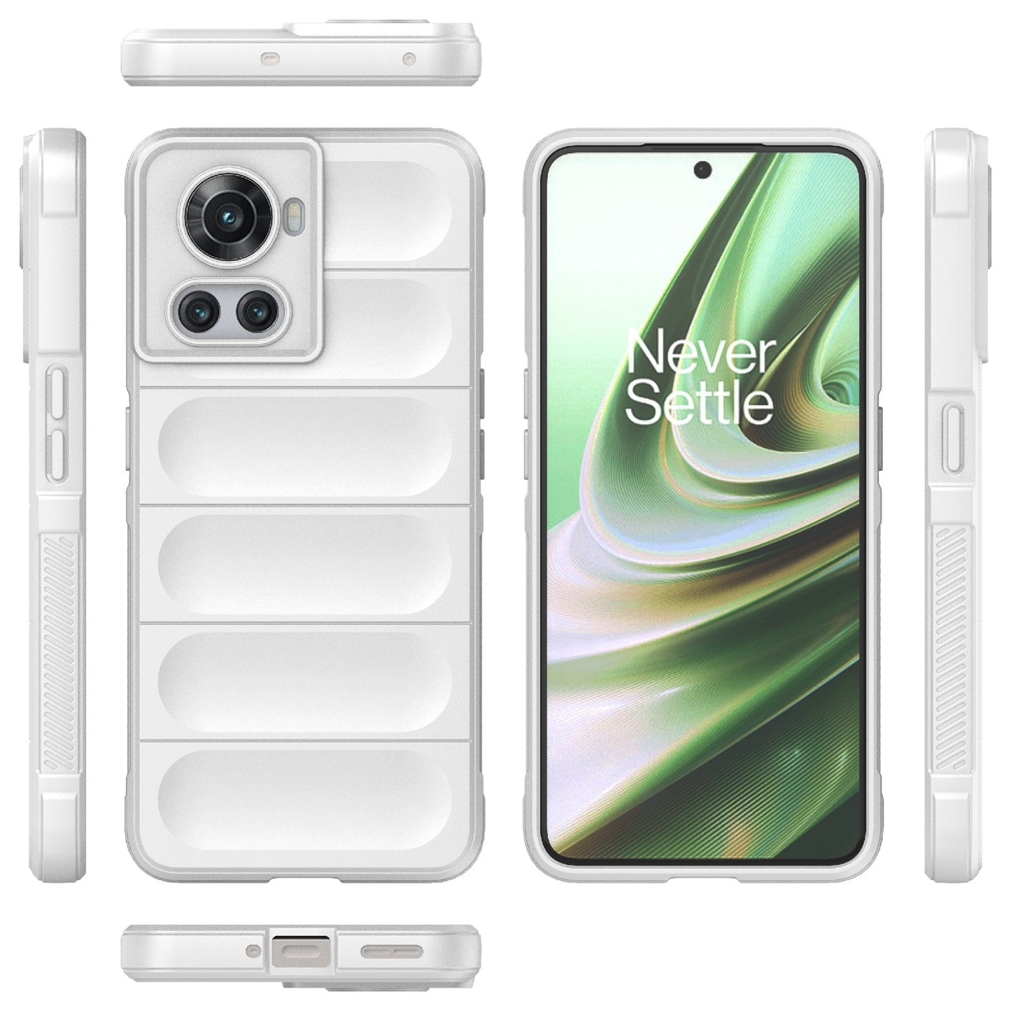 OnePlus 10R 5G Global Magic Shield Phone Case – Durable TPU + Flannel, Stylish Protection, Brightly Coloured, Wear-Resistant-buycases.co.uk