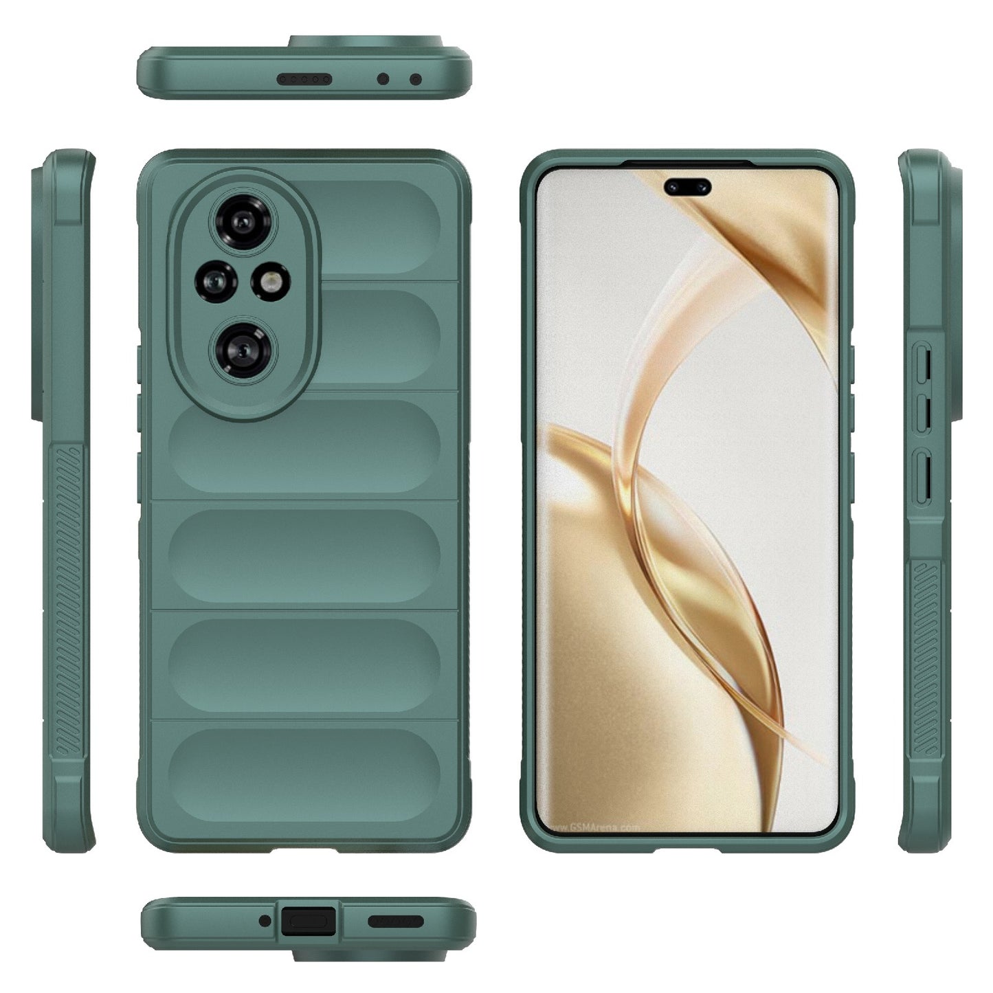 Honor 200 Pro Magic Shield Phone Case – Durable TPU + Flannel, Stylish Protection, Brightly Coloured, Wear-Resistant-buycases.co.uk