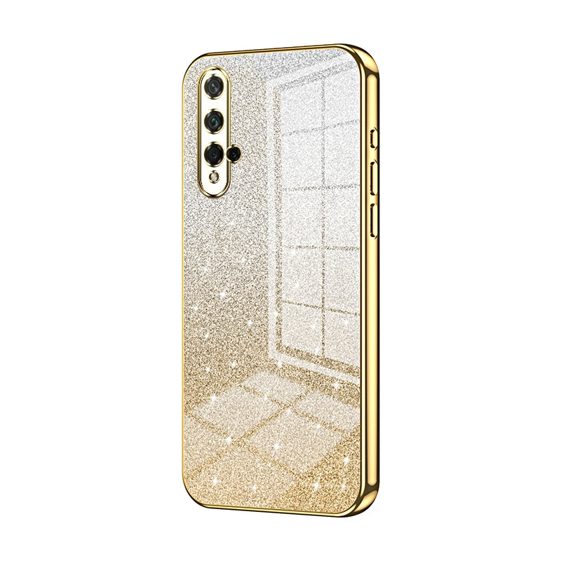 Honor 20S Luxury Glitter Gradient Powder Electroplated Case with Advanced Protection and Style