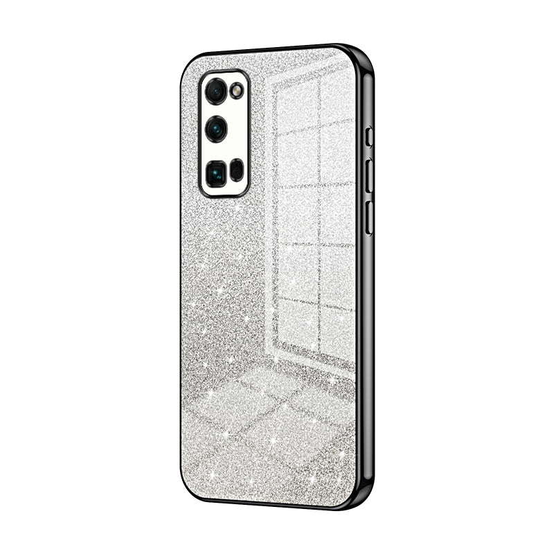 Honor 30 Pro+ Luxury Glitter Gradient Powder Electroplated Case with Advanced Protection and Style