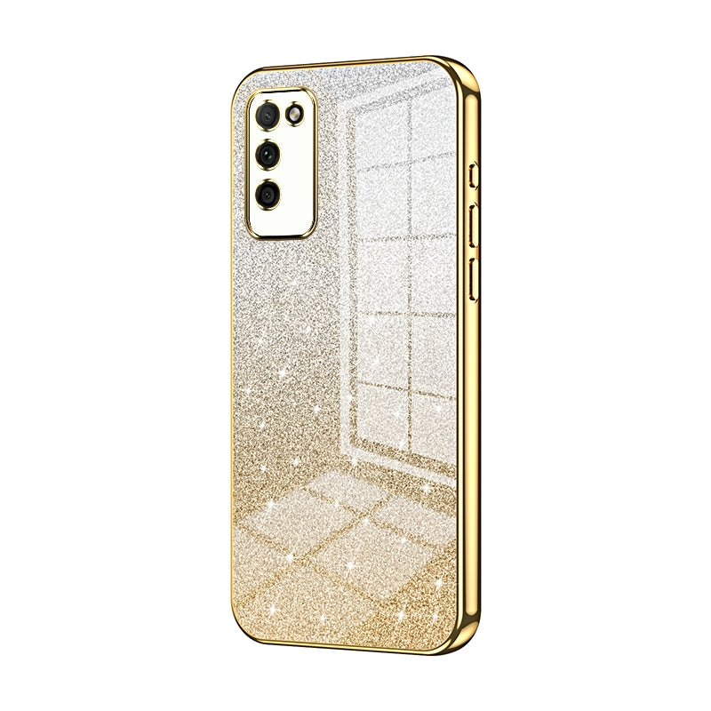 Honor 30 Youth Luxury Glitter Gradient Powder Electroplated Case with Advanced Protection and Style