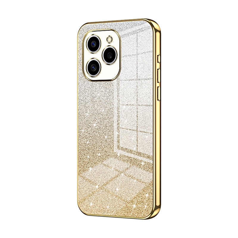 Honor 60 SE Luxury Glitter Gradient Powder Electroplated Case with Advanced Protection and Style