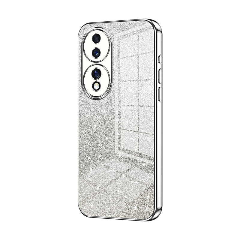 Honor 70 Luxury Glitter Gradient Powder Electroplated Case with Advanced Protection and Style