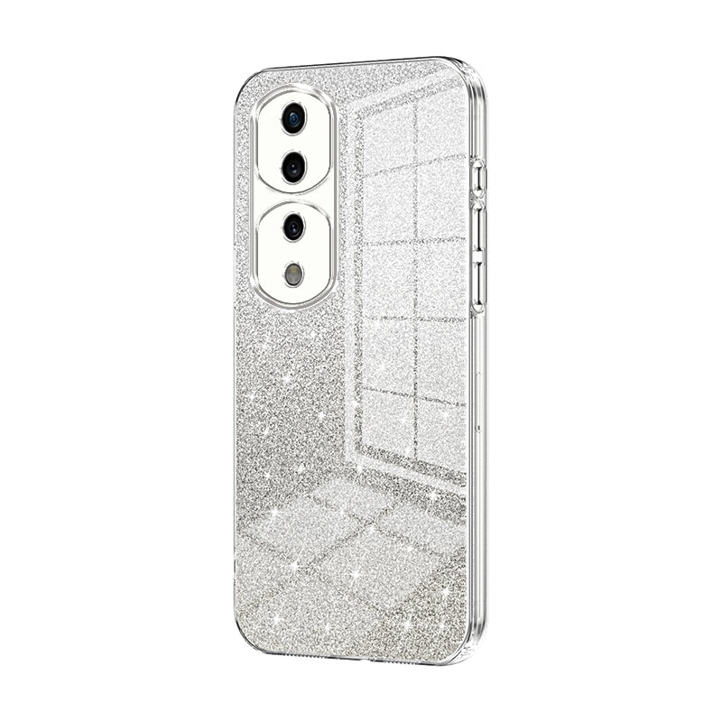 Honor 70 Pro+ Luxury Glitter Gradient Powder Electroplated Case with Advanced Protection and Style