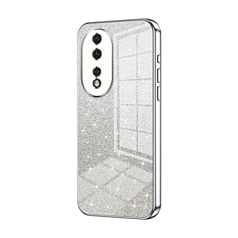 Honor 80 Luxury Glitter Gradient Powder Electroplated Case with Advanced Protection and Style
