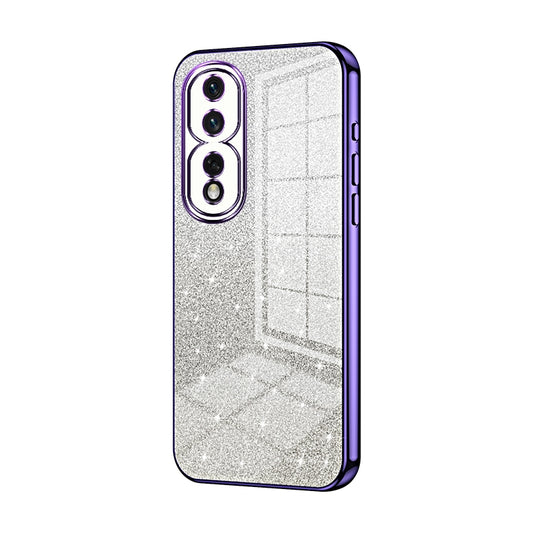 Honor 80 Pro Luxury Glitter Gradient Powder Electroplated Case with Advanced Protection and Style