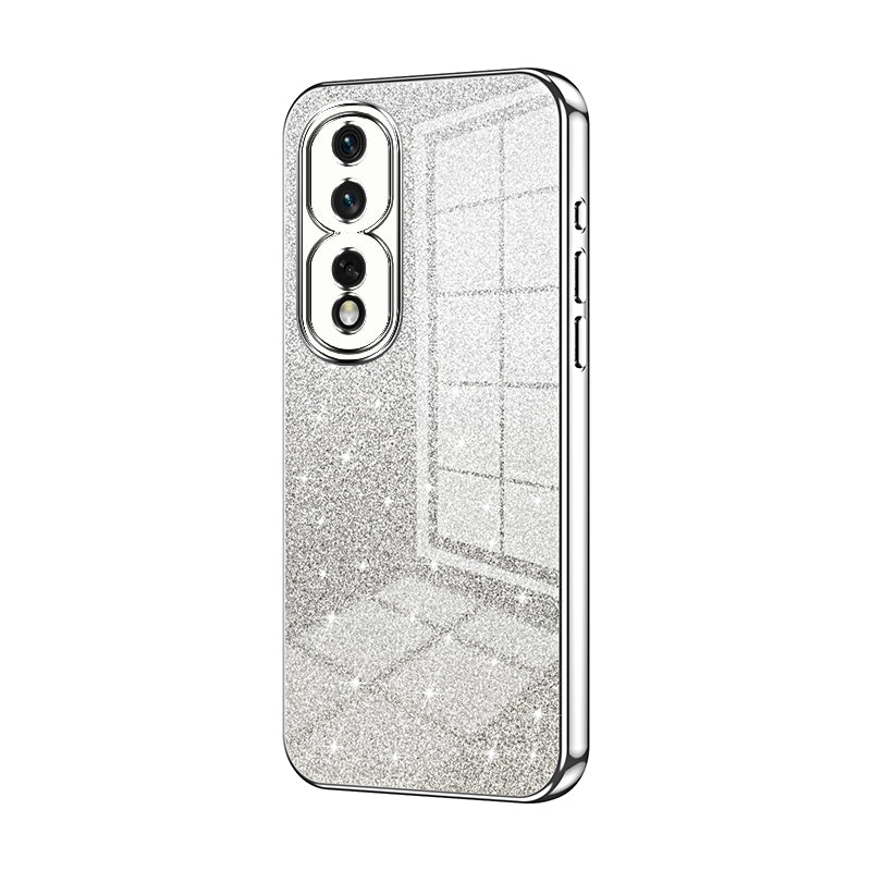 Honor 80 Pro Luxury Glitter Gradient Powder Electroplated Case with Advanced Protection and Style