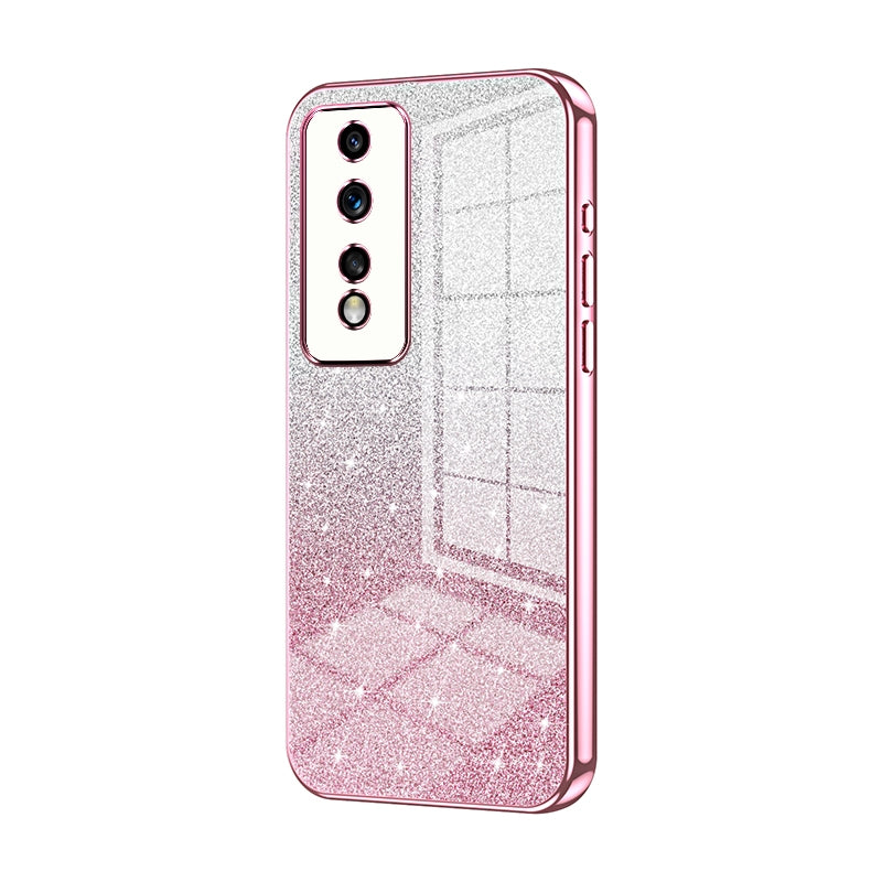 Honor 80 GT Luxury Glitter Gradient Powder Electroplated Case with Advanced Protection and Style