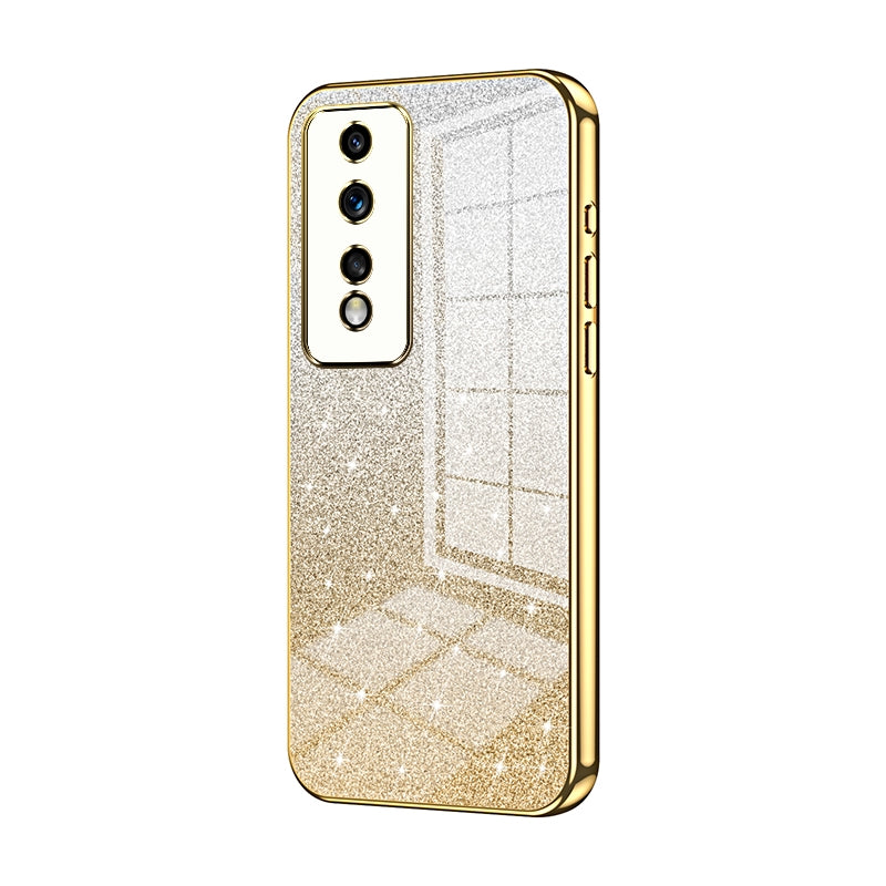 Honor 80 GT Luxury Glitter Gradient Powder Electroplated Case with Advanced Protection and Style