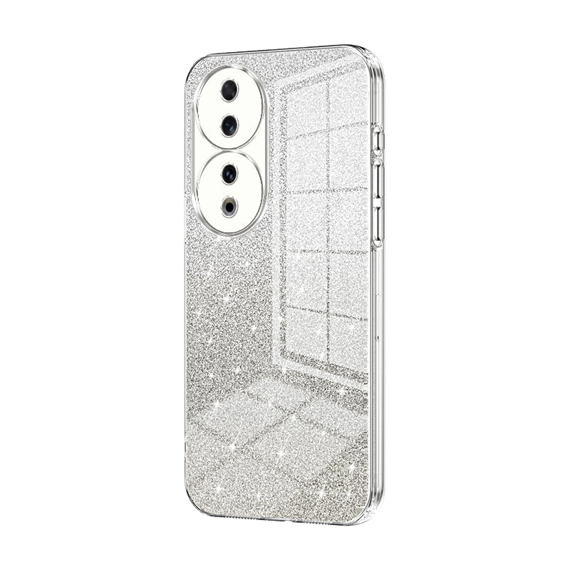 Honor 90 Luxury Glitter Gradient Powder Electroplated Case with Advanced Protection and Style