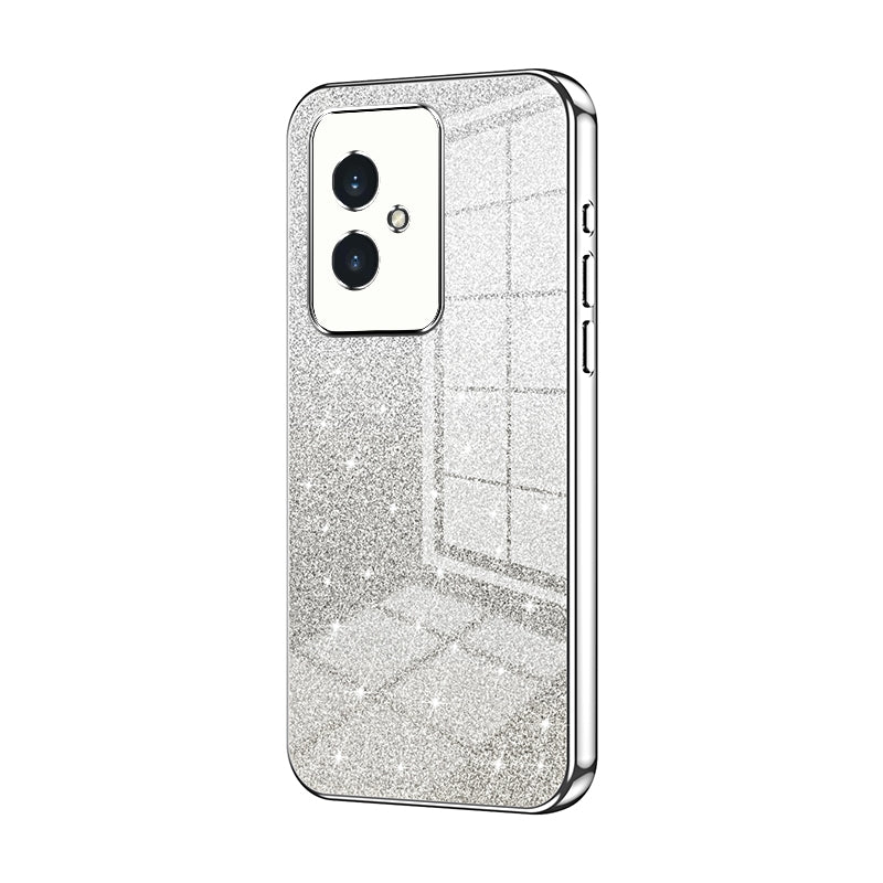 Honor 100 Luxury Glitter Gradient Powder Electroplated Case with Advanced Protection and Style