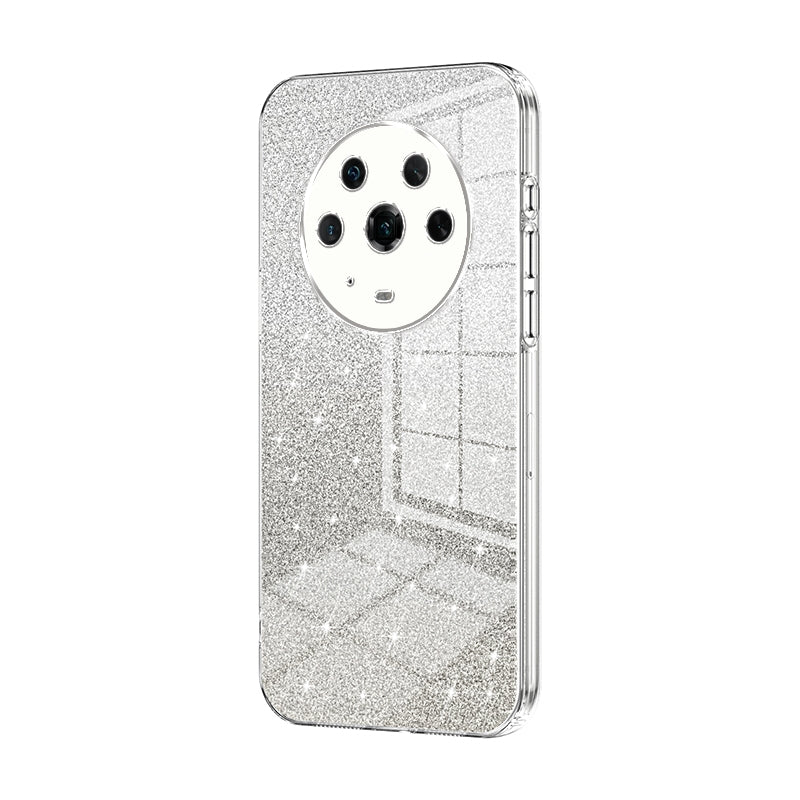 Honor Magic4 Luxury Glitter Gradient Powder Electroplated Case with Advanced Protection and Style