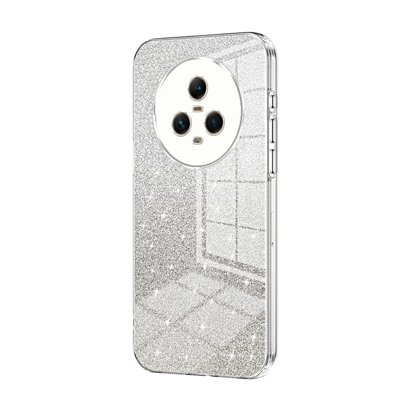 Honor Magic5 Luxury Glitter Gradient Powder Electroplated Case with Advanced Protection and Style