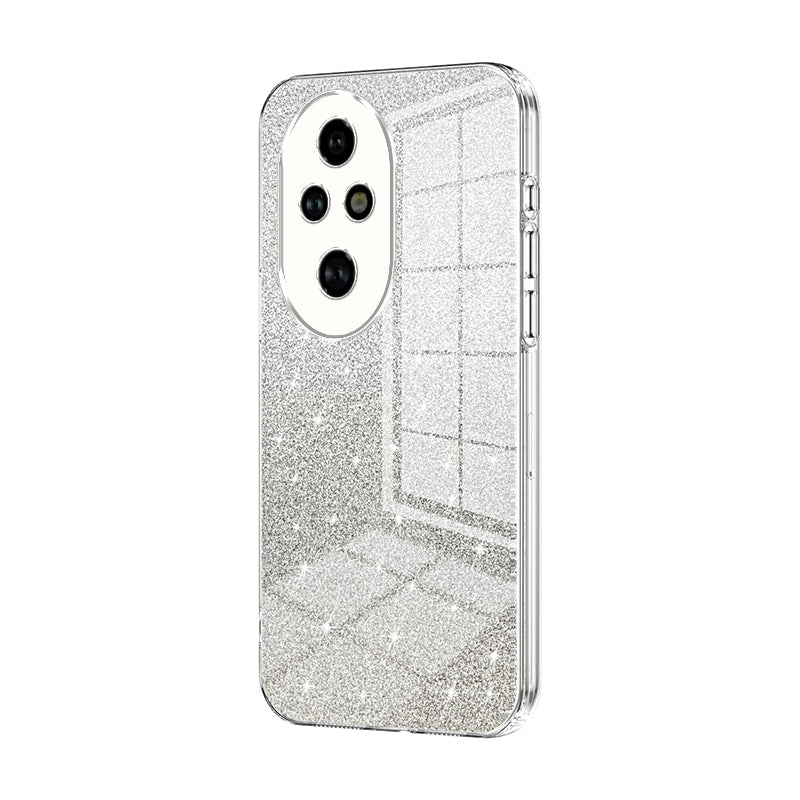 Honor 200 Pro Luxury Glitter Gradient Powder Electroplated Case with Advanced Protection and Style