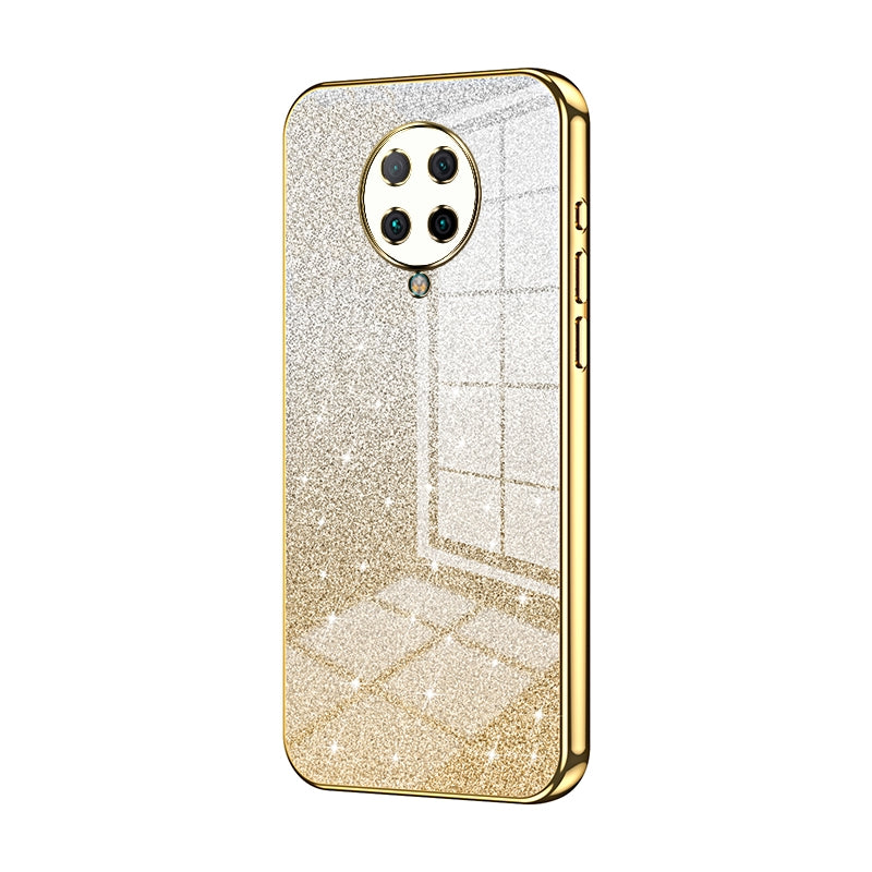 Xiaomi Redmi K30 Ultra Luxury Glitter Gradient Powder Electroplated Case with Advanced Protection and Style