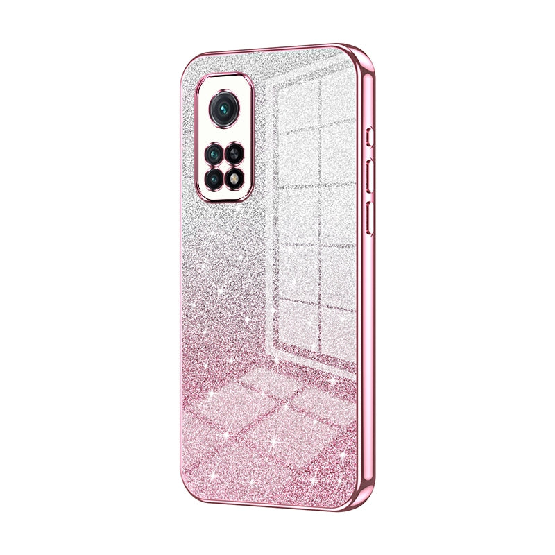 Xiaomi Redmi K30S Luxury Glitter Gradient Powder Electroplated Case with Advanced Protection and Style