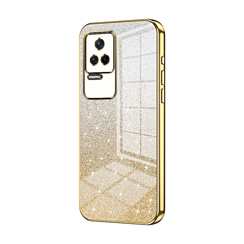 Xiaomi Redmi K50 Pro Luxury Glitter Gradient Powder Electroplated Case with Advanced Protection and Style